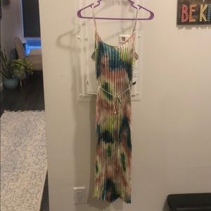 Multi colored cocktail dress